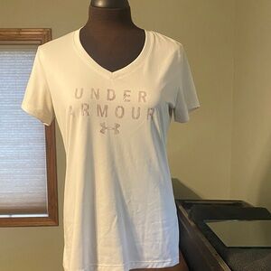 Under Armour Women's Cream Short Sleeve Tee